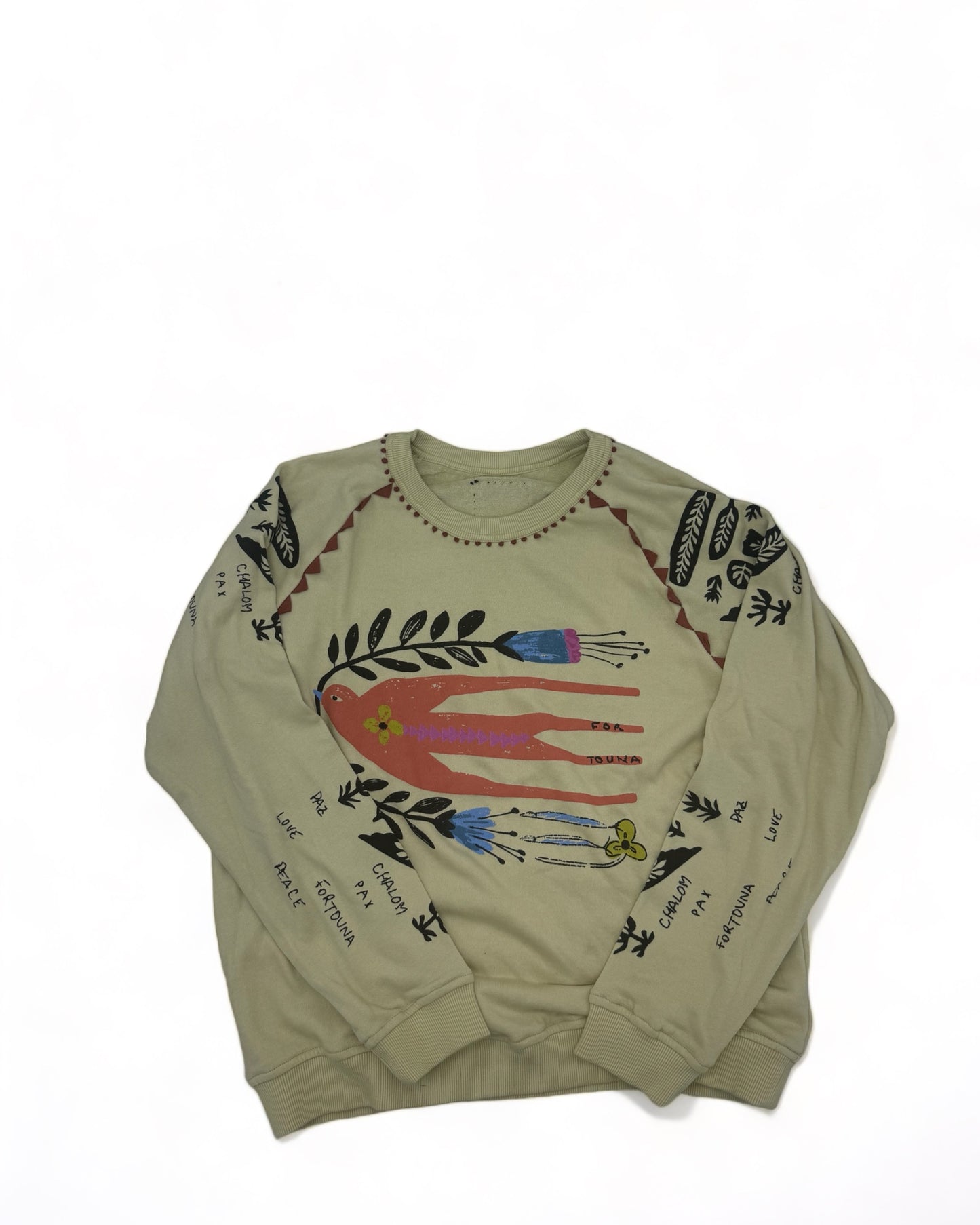 BIRDY VANILLA SWEAT-SHIRT