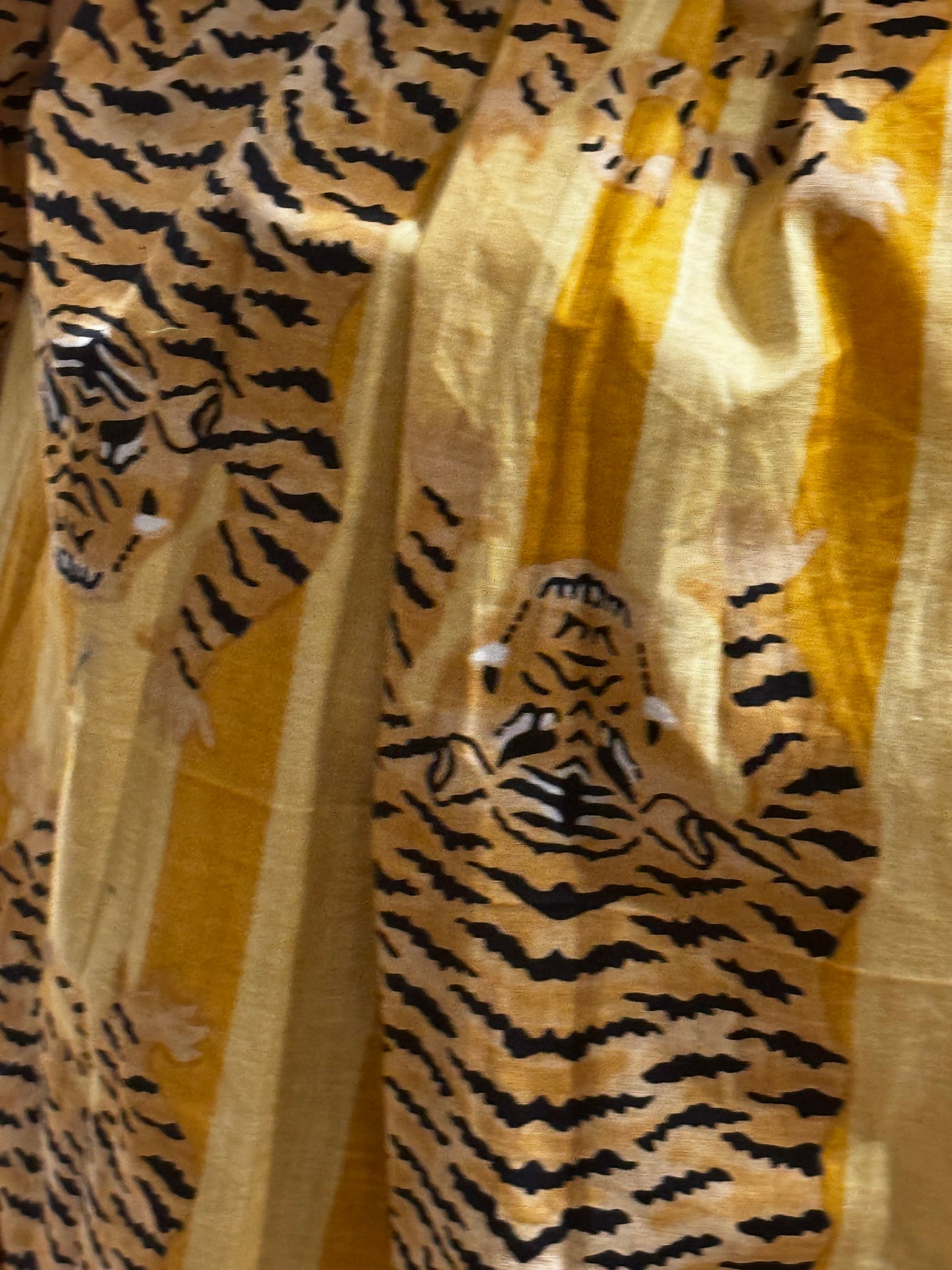 Peignoir Lily Tiger jaune