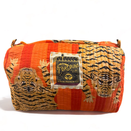 THE THREE POUCHES LEOPARD ORANGE