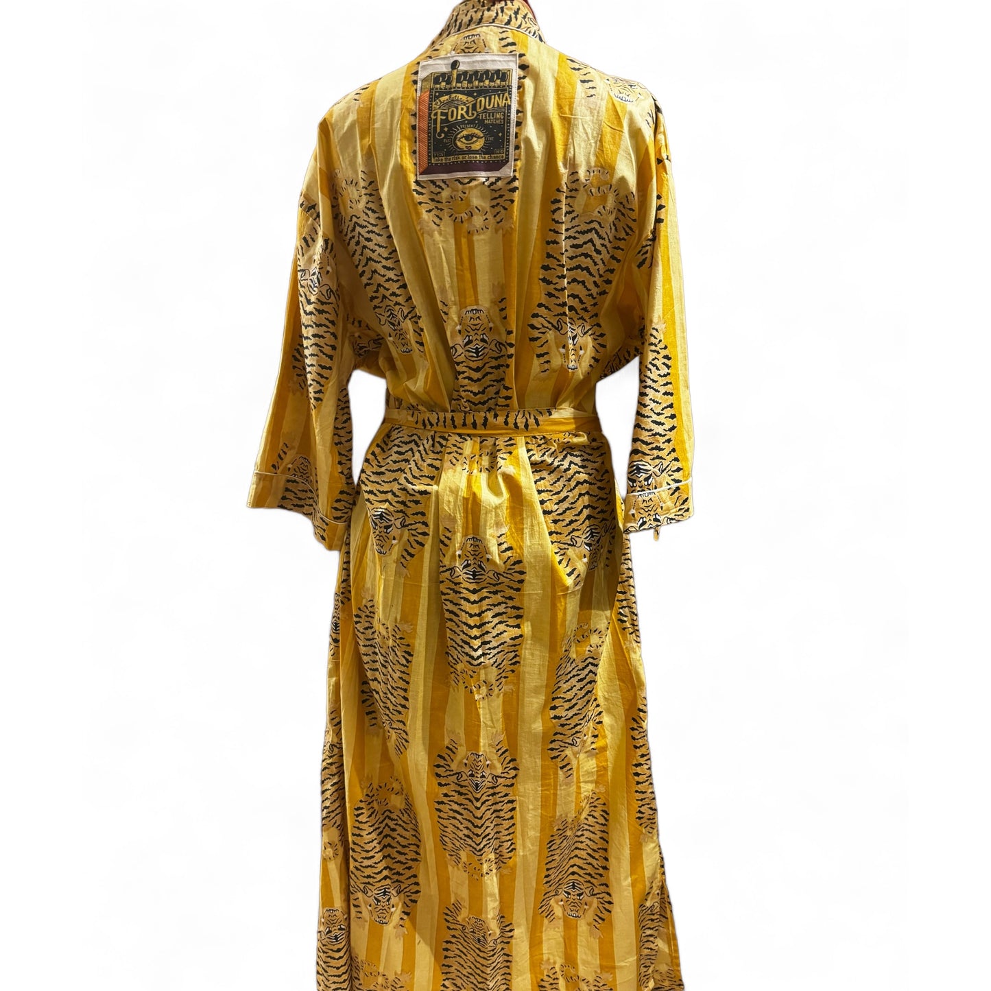 Peignoir Lily Tiger jaune
