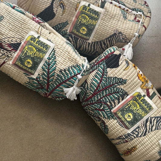 THE THREE POUCH - BEIGE